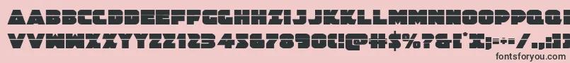 Jedisflaser Font – Black Fonts on Pink Background