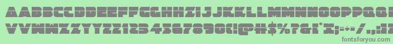 Jedisflaser Font – Gray Fonts on Green Background
