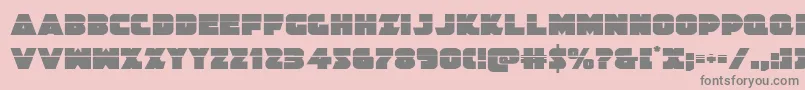 Jedisflaser Font – Gray Fonts on Pink Background
