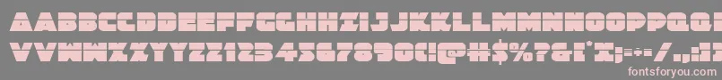 Jedisflaser Font – Pink Fonts on Gray Background
