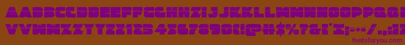 Jedisflaser Font – Purple Fonts on Brown Background