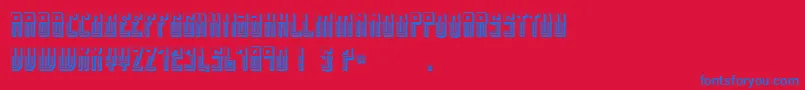MexicanFiestaBold Font – Blue Fonts on Red Background