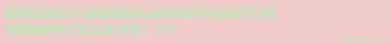 MexicanFiestaBold Font – Green Fonts on Pink Background
