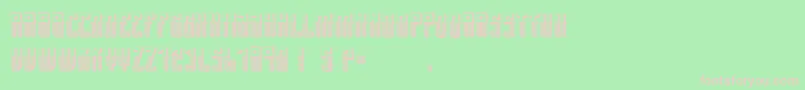 MexicanFiestaBold Font – Pink Fonts on Green Background