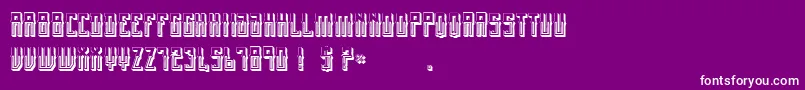 MexicanFiestaBold Font – White Fonts on Purple Background