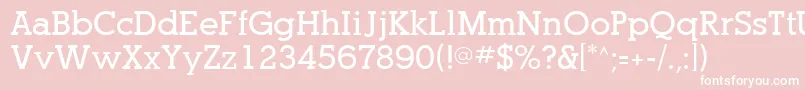 PogoSsiBold Font – White Fonts on Pink Background