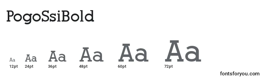 PogoSsiBold Font Sizes
