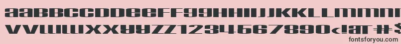 Taskeksem Font – Black Fonts on Pink Background