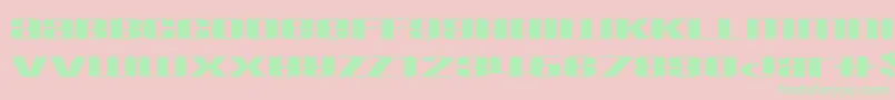 Taskeksem Font – Green Fonts on Pink Background