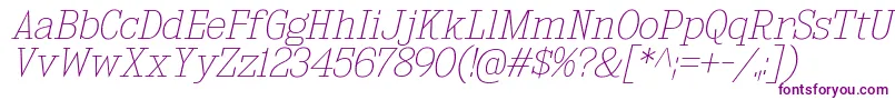 KingsbridgeUlIt-Schriftart – Violette Schriften