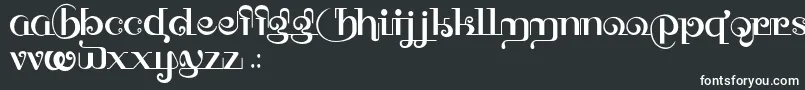 HffThaiDye Font – White Fonts on Black Background