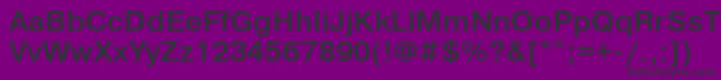 フォントPragmaticalightbttBold – 紫の背景に黒い文字