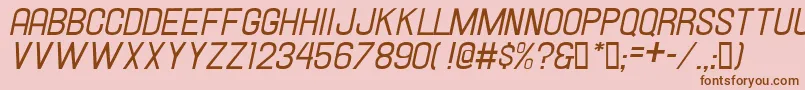 More about Hallandaleitalic Font Hallandaleitalic Font – Brown Fonts on Pink Background