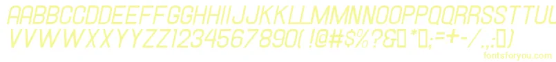 Hallandaleitalic Font – Yellow Fonts