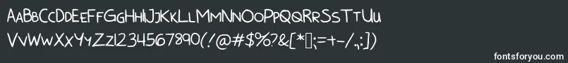 BunnycookiesAllcaps Font – White Fonts