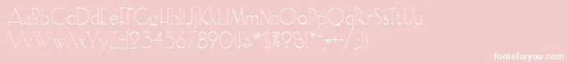 Elisopen Font – White Fonts on Pink Background