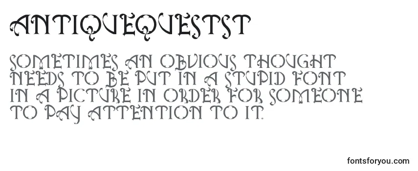Шрифт AntiqueQuestSt