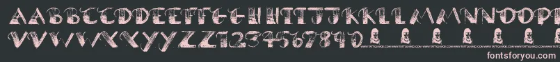 BrokenPromise Font – Pink Fonts on Black Background