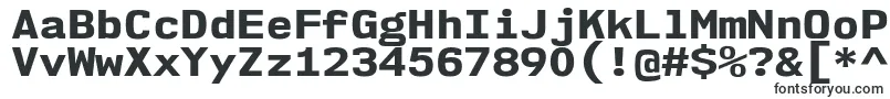 Nk57MonospaceSeEb-fontti – Tekstitysfontit