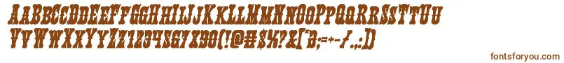 Texasrangerboldital Font – Brown Fonts