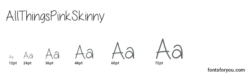 AllThingsPinkSkinny Font Sizes