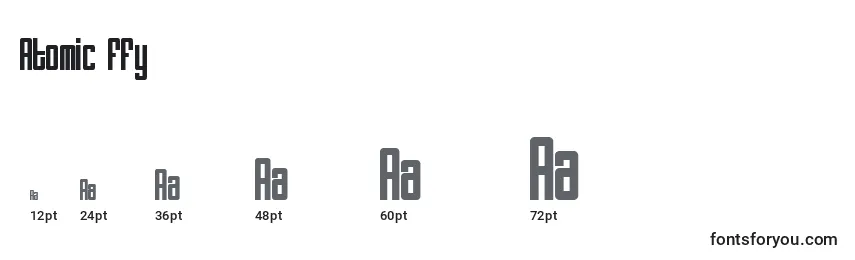 Atomic ffy Font Sizes