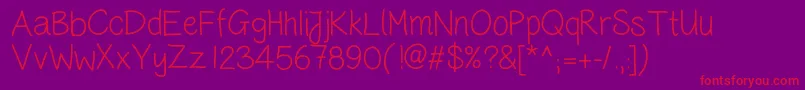 Más sobre la fuente Handwritingcr2 fuente Handwritingcr2 – Fuentes Rojas Sobre Fondo Morado