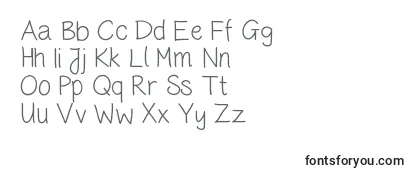 Review of the Handwritingcr2 Font