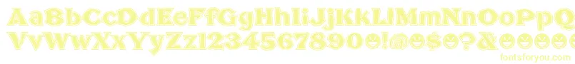 BrokenPosterTour Font – Yellow Fonts