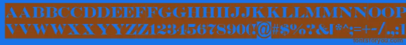More about SerifertitulslBold Font SerifertitulslBold Font – Brown Fonts on Blue Background