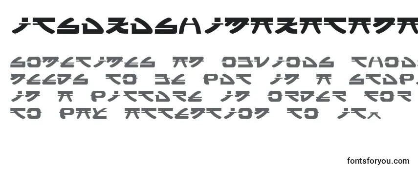 Шрифт ItsukushimaKatana