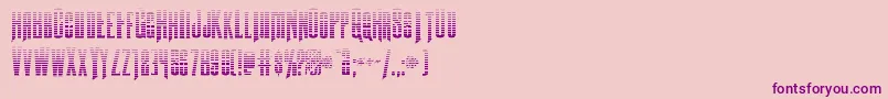 Butchsundancegrad Font – Purple Fonts on Pink Background