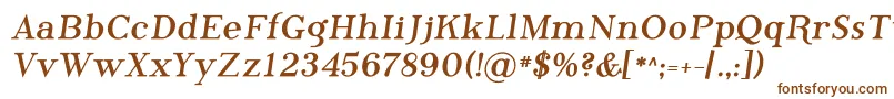 PhosphorusBromide Font – Brown Fonts on White Background