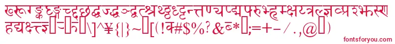 Devanagaridelhissk Font – Red Fonts