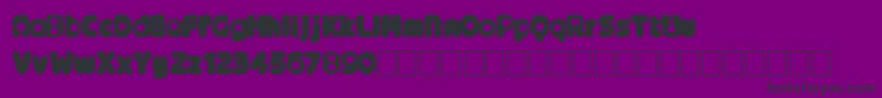 Alternativenineties Font – Black Fonts on Purple Background