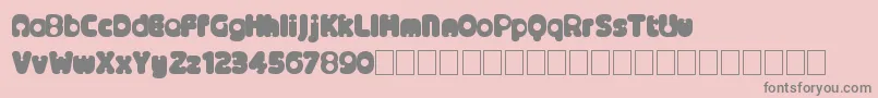 Alternativenineties Font – Gray Fonts on Pink Background