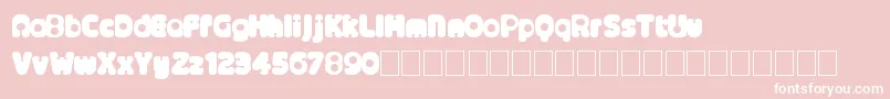 Alternativenineties Font – White Fonts on Pink Background