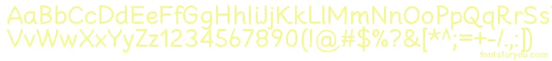 Шрифт CheeronstaRegular – жёлтые шрифты