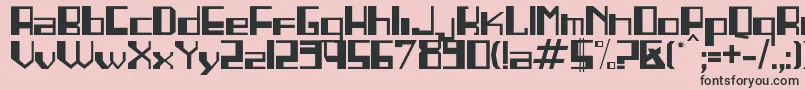 Linea Font – Black Fonts on Pink Background