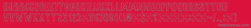 DkAntidote Font – Gray Fonts on Red Background