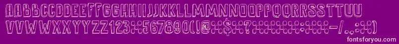 DkAntidote Font – Pink Fonts on Purple Background