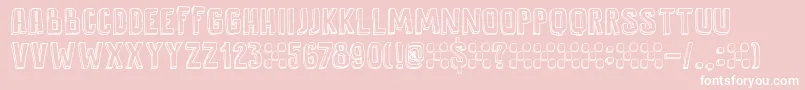 DkAntidote Font – White Fonts on Pink Background