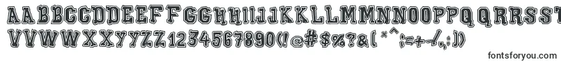 Шрифт XiloGaldinoOutline – шрифты для афиш