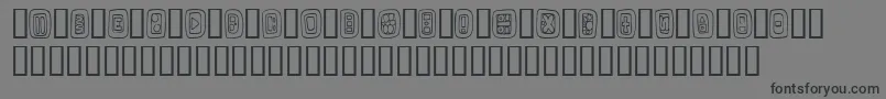 NaturalSigns Font – Black Fonts on Gray Background