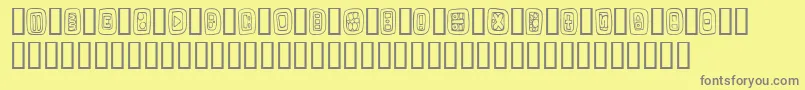 NaturalSigns Font – Gray Fonts on Yellow Background