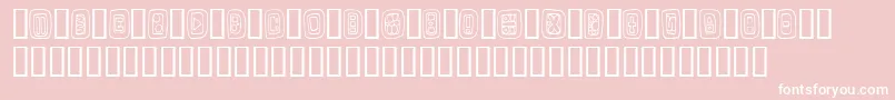 fuente NaturalSigns – Fuentes Blancas Sobre Fondo Rosa