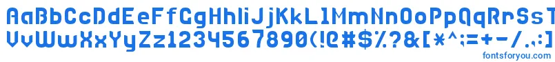 Шрифт Disco7 – синие шрифты
