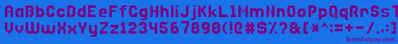 More about Disco7 Font Disco7 Font – Purple Fonts on Blue Background