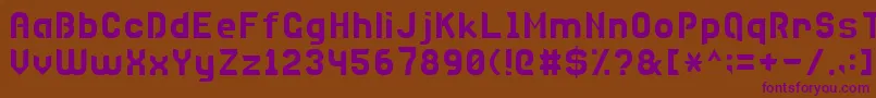 More about Disco7 Font Disco7 Font – Purple Fonts on Brown Background