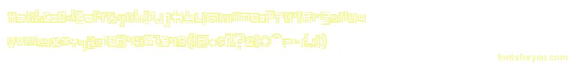 EarthPeople-Schriftart – Gelbe Schriften